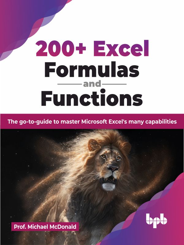 Buy 200+ Excel Formulas and Functions book 📚 Online for – BPB Online